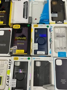 Wholesale LOT of 150 Samsung/iPhone Cases: Apple, Case-Mate, Otterbox, & More - Picture 1 of 1