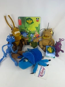 Disney store A Bugs Life Soft Plush Beanie Toy Bundle - some with tags - Picture 1 of 8