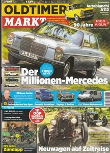Oldtimer Markt  07/2017 : Titelstory - Mercedes Strichacht - Bild 1 von 1