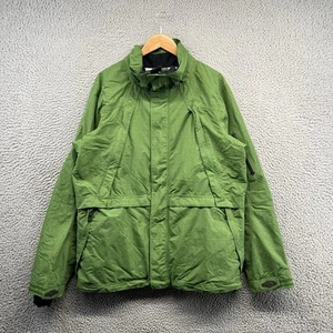 Vintage Oakley Software Ski Jacket Mens Large Green Recco Snow Snowboarding Zip - Picture 1 of 15