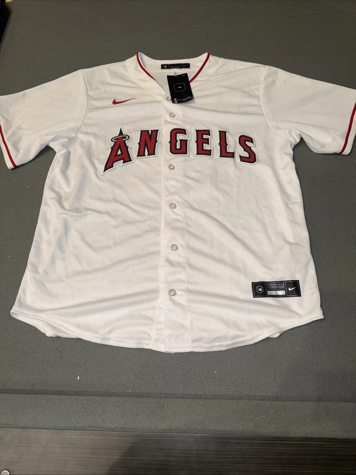 Новый с Ярлыками Nike Los Angeles Angels ограниченного MLB бейсбол Джерси белый мужской большой $175 - Изображение 1 из 4