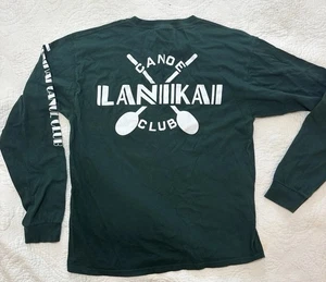 Lanikai Canoe Club Hawaii Longsleeve Hanes Heavyweight Size L - Picture 1 of 6
