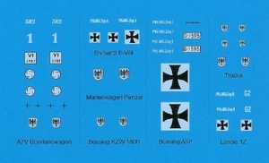 Black Lion Decals 1/72 German Army WWI - Picture 1 of 1