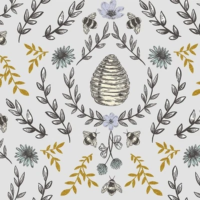 Tela RJR Colmena en Tela Metálica Lavanda Dulce 2 1/2 yardas Foto 1 de 4