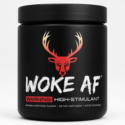 Bucked Up | Woke AF | Pre-Entrenamiento | Limonada de sandía | 13,86 oz | 30 porciones Foto 1 de 3