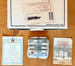 ROCKWELL’S STUDIO First Issue in NORMAN ROCKWELL Landmark Sculptures MAIN STREET - Picture 1 of 19