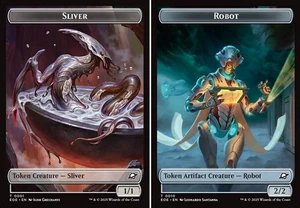 1x MTG - Sliver \\ Robot Token #01/10 - Edge of Eternities - Picture 1 of 1