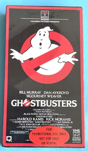 GHOSTBUSTER RARE PROMO SCREENER VHS SEALED - Picture 1 of 6