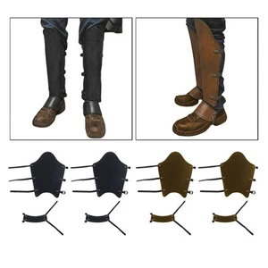 Leg Guard Boot Cover Medieval Gaiter Decorative Steampunk Shoe Cover for Cosplay - Picture 1 of 9