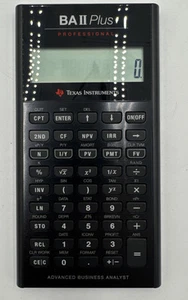 TI BAII Plus Professional Calculator - Advanced Business Analyst - Works - Picture 1 of 2