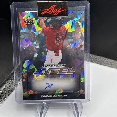 2023 Trinity Roman Anthony PRODUCTION PROOF Cracked Ice Autograph 1/1 Sealed! - Image 1 of 2