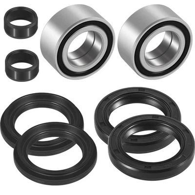 8 PCS Front Wheel Bearings & Seals Kit for Honda Foreman 500 400 450 4x4 TRX500 - Image 1 of 4