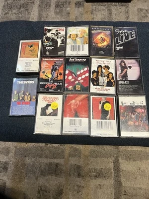#4 a lot of 14 cassettes various artists - Image 1 of 4