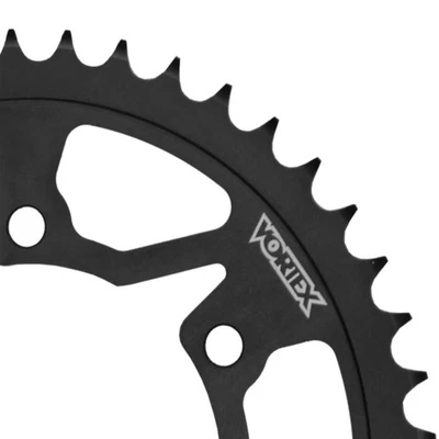 Vortex Rear Sprocket Steel BLK 48T Kawasaki KX125 KDX200 KX250/F KLX300R KX450F - Image 1 of 4