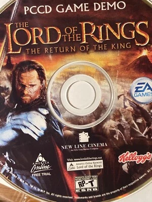 Lord of the Rings PCCD Game Demo 2003 Kellogg’s EA CD FREE TRIAL - Image 1 of 3