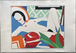 TOM WESSELMANN - offset lithograph on original  paper from 90's - great nude - Picture 1 of 5
