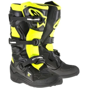 ALPINESTAR TECH 7S JUGEND MOTOCROSS MX STIEFEL - SCHWARZ/GELB UNSCHARF - Bild 1 von 4