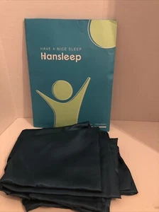 Hansleep Teal Queen Size Satin Pillowcases Set Of 4 20x30 - Picture 1 of 6