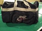 Vintage Nike Duffel Gym Bag Black  Rn 56323 Shoulder Carry Strap