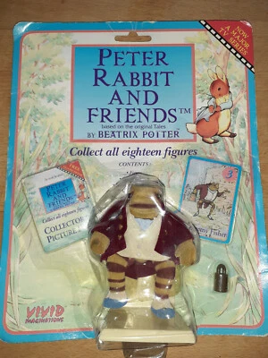 Figura coleccionable de Jeremy Fisher de Peter Rabbit & Friends de Vivid Imaginations años 90 Foto 1 de 4