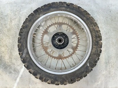 #3 OEM 90 1990 91 1991 HONDA CR125R CR125 CR 125 CONJUNTO DE LLANTA Y BUJE TRASERO 18" Foto 1 de 4