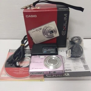 CASIO EXILIM EX-Z250 Pink Digital Camera 9.1MP 3x Optical Zoom From Japan - Picture 1 of 11