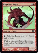 Ridgeline Rager *FOIL Common* Magic MtG x1 Eighth 8th Edition SP