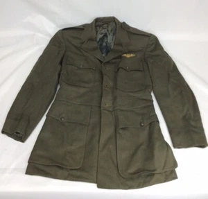 Vintage Vietnam Named Navy Aviator Working Green Jacket (AWG) Abbott USN Lt. - Picture 1 of 8