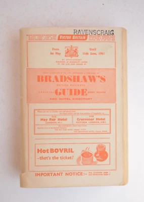 Railway Timetable Bradshaws Guide 1st May 1961 - Image 1 of 4
