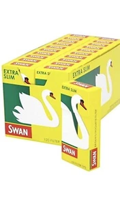 Puntas de filtro de cigarrillo Swan Extra Slim Tips paquetes de 10 - Imagen 1 de 2