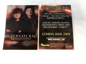 CHEAP PROMO CARD: SUPERNATURAL CONNECTIONS Inkworks 2008 #SC-FOA