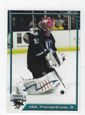 2007-08 Worcester Sharks (AHL) Thomas Greiss (Detroit Red Wings)