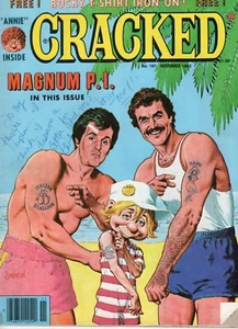 CRACKED MAGAZINE #191 ~~ MAGNUM P.I. AND ROCKY COVER ~ November 1982 - Bild 1 von 4
