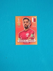 Qatar 2022 Panini Orange Versione Figurina Hasan Al Haydos Qatar QAT 17 - Imagen 1 de 1