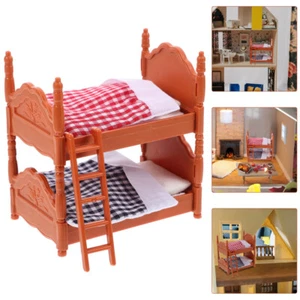 Doll House Furniture Children Bedroom Model Wood Toys Kids Toy - Picture 1 of 12