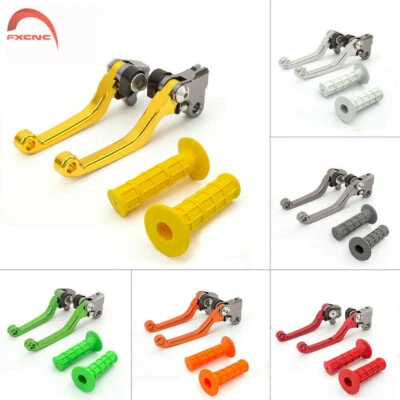 CNC Dirt Bike Brake Clutch Lever For Suzuki RM125 RM250 2004-2008 RM85 2005-2017 - Image 1 of 4