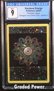 Promo Rainbow Energy CGC 9 Holo (9097) Pokemon  - Picture 1 of 1