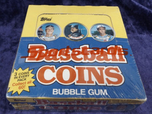1988 Topps Baseball COINS - Bubble Gum - Factory Sealed
