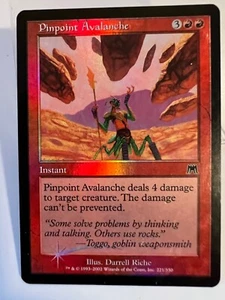 MTG Magic The Gathering Onslaught Pinpoint Avalanche Uncommon Foil LP - Picture 1 of 2