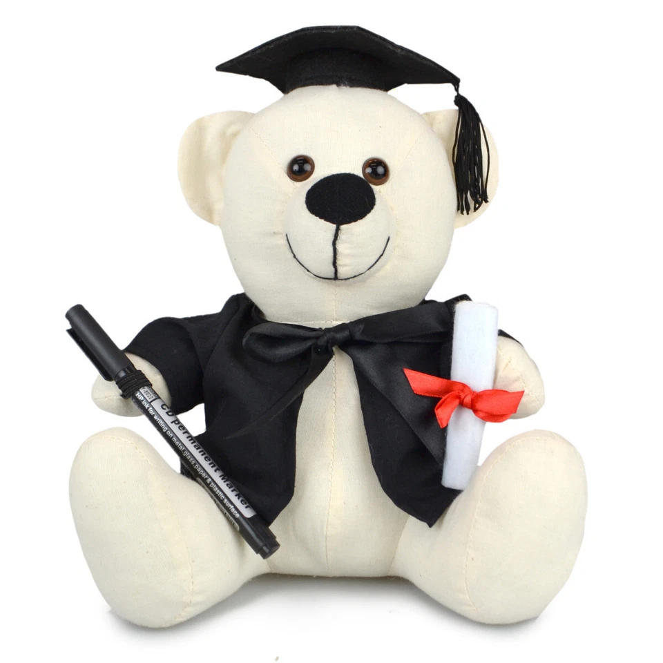 Korimco Signature Graduation Bear 23cm with Pen 250236946