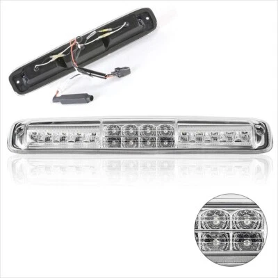 Para Chevy Silverado 1999-2006 Lente Transparente LED Tercera Parada de Freno Lámpara de Carga Actualizada Foto 1 de 4