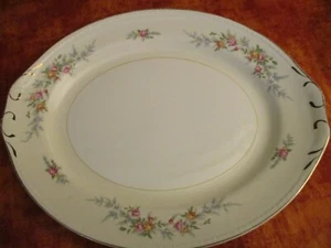 Vintage 1956 Homer Laughlin Countess Eggshell Georgian 13-1/2 x 11 Oval Platter - Picture 1 of 6