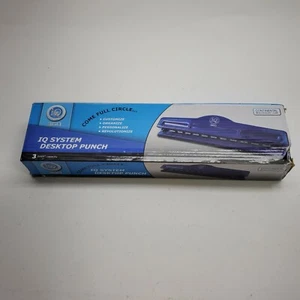 IQ 360 IQ System Desktop Hole Punch - Blue   1588 - Picture 1 of 3