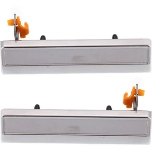 New Pair Set Outside Chrome Door Handle Chevy Buick Oldsmobile GMC Pickup Truck - Picture 1 of 12