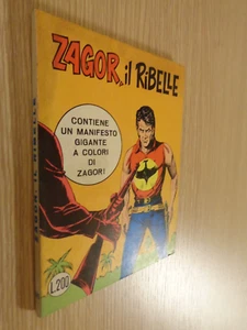 Zagor Zenith Gigante Orig. N.141 Zagor, Il Ribelle Cepim Magazzino Poster 1972 ▓ - Picture 1 of 4