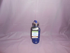 Splash Sans BPA Free Glass Water Bottle & Blue Body Net and Strap Ring Top 14oz - Picture 1 of 2