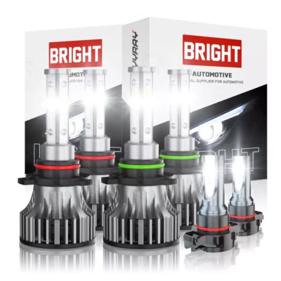 Combo faros LED luces antiniebla altas y bajas para Dodge Journey 2010-18 2019 Foto 1 de 4