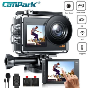 🔥4K 20MP Video Action Camera Dual Screen EIS Touchscreen WiFi Waterproof Camera - Picture 1 of 12