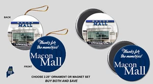 MACON MALL Ornament / Magnets Collectible Vintage Defunct Shopping Dead Georgia - Picture 1 of 1