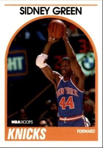 1989-90 Hoops Basketball Card Sidney Green New York Knicks #97